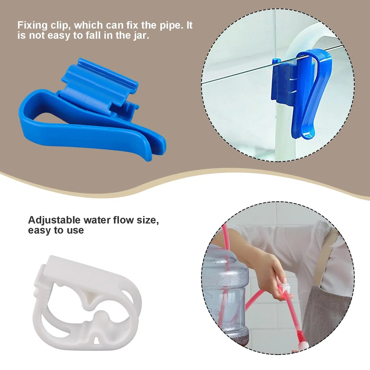 Brew - Tubo de sifón de silicona para alimentos, longitud 2,5 m, bolsa de filtro, filtro de vino, para cerveza en casa y vino