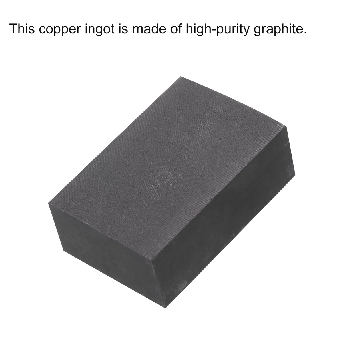 sourcing map Molde de Lingote de Grafito para Fundición de Metales de Oro, Plata y Cobre, 1.57"x0.79"x0.59" (200G de Oro/100G de Plata)