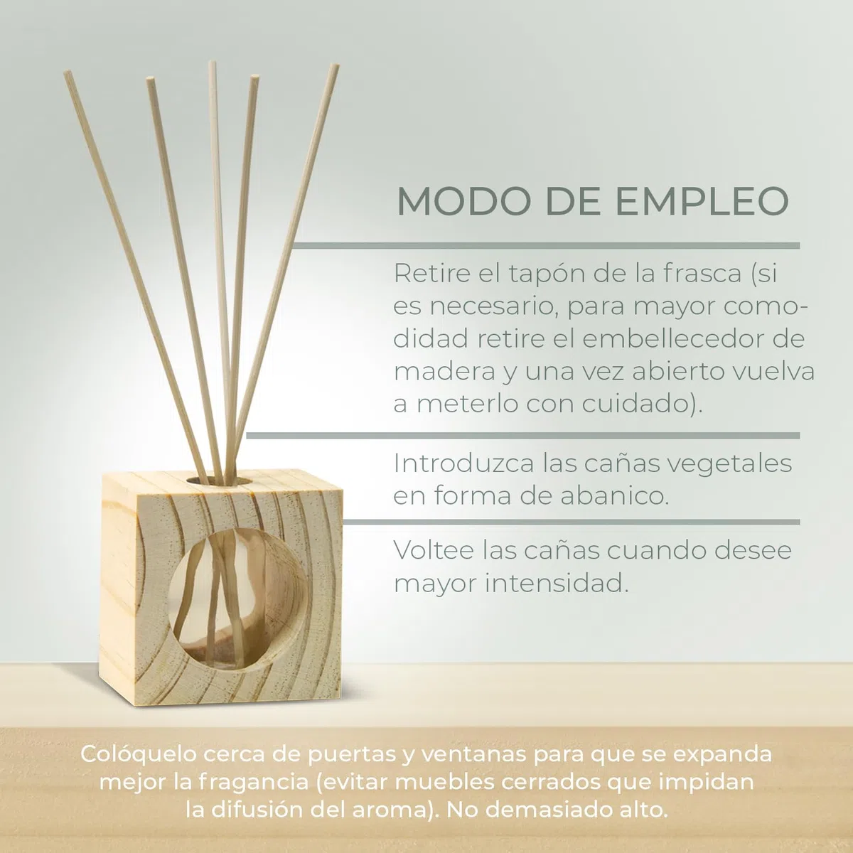 CRISTALINAS | Pack 3 Ambientador Hogar Mikado Cubo de Madera | Aroma Vainilla | 100% Puro | Larga Duración 4 Semanas | 3x30ml | 0% Alcohol