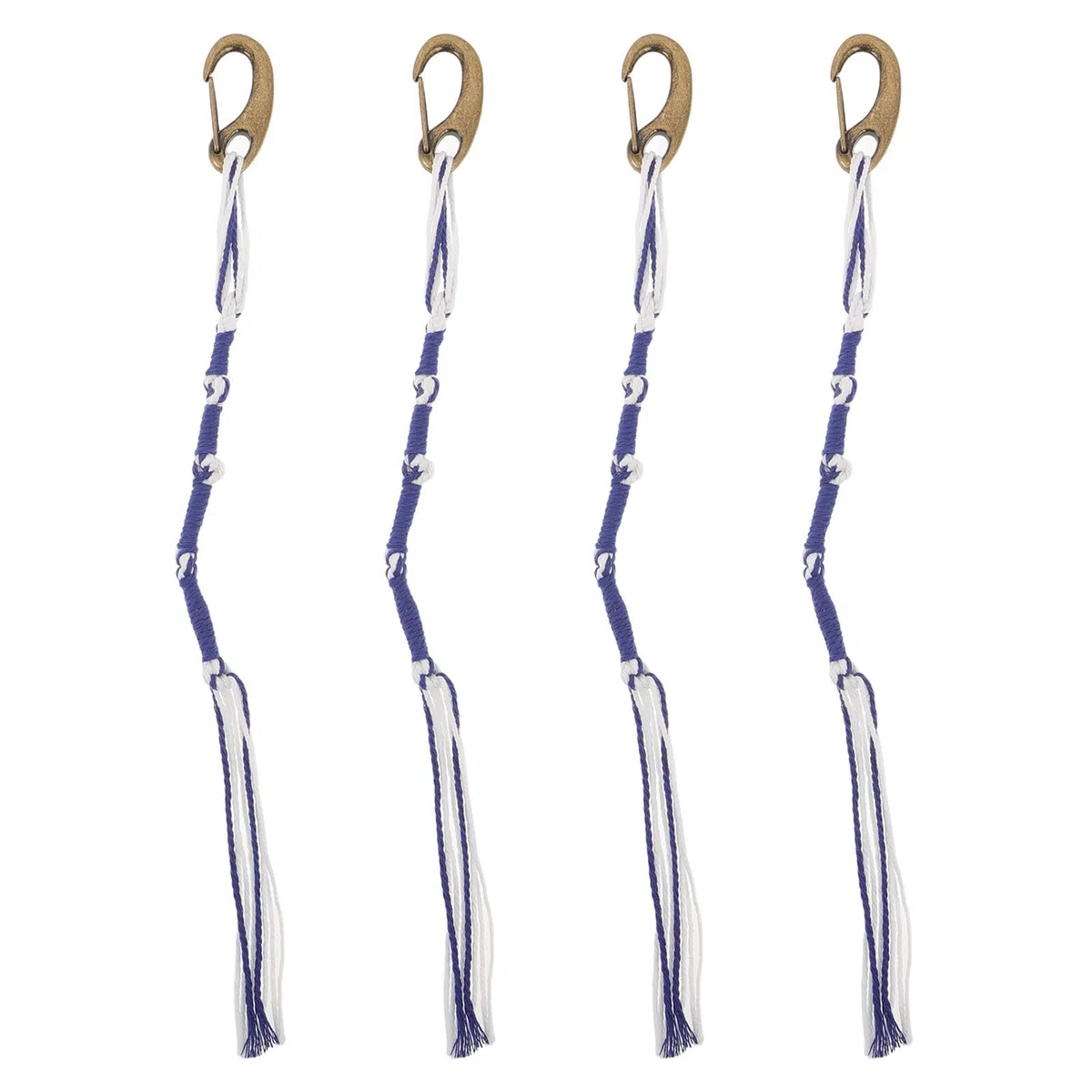 4 borlas Tzitzit para Talit judío (Manto de oración), Accesorios Azules y, Amuleto de bendición hebrea, Borla Tradicional para Hombre y Mujer.