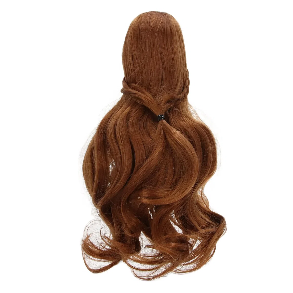 CHICIRIS Muñeca Morena Peluca de Cabello Muñeca Dulce Fring Bricolaje Suave por 1/3 Bjd, Peluca de Cabello de Filamento de Alta Temperatura para el Estilo de (marrón claro)