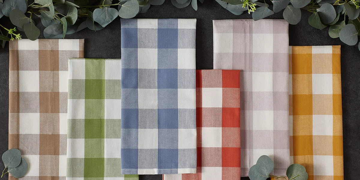 DII Classic Farmhouse Kitchen Collection, algodón, Verde Antiguo, Juego de Toallas de Cocina
