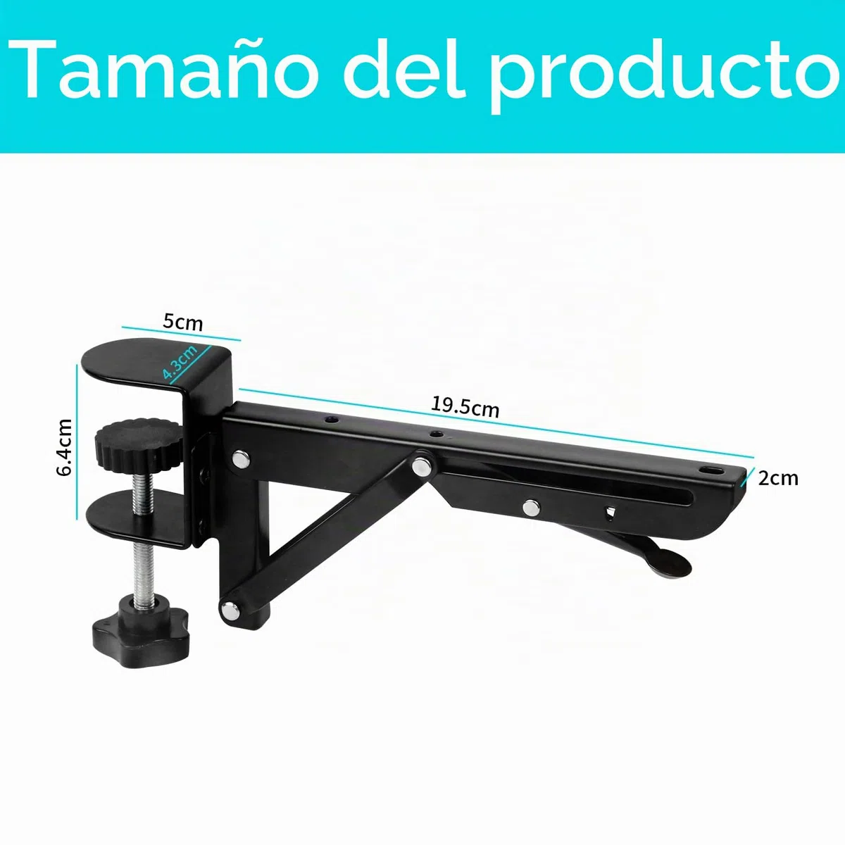Teclado Plegable Soporte Bandeja Estantería - Estante De Teclado Plegable Abrazadera Ratón Con Ajustable C -Clip, ExtensióN Escritorio Para Mesa, Oficina Bricolaje, 2pcs