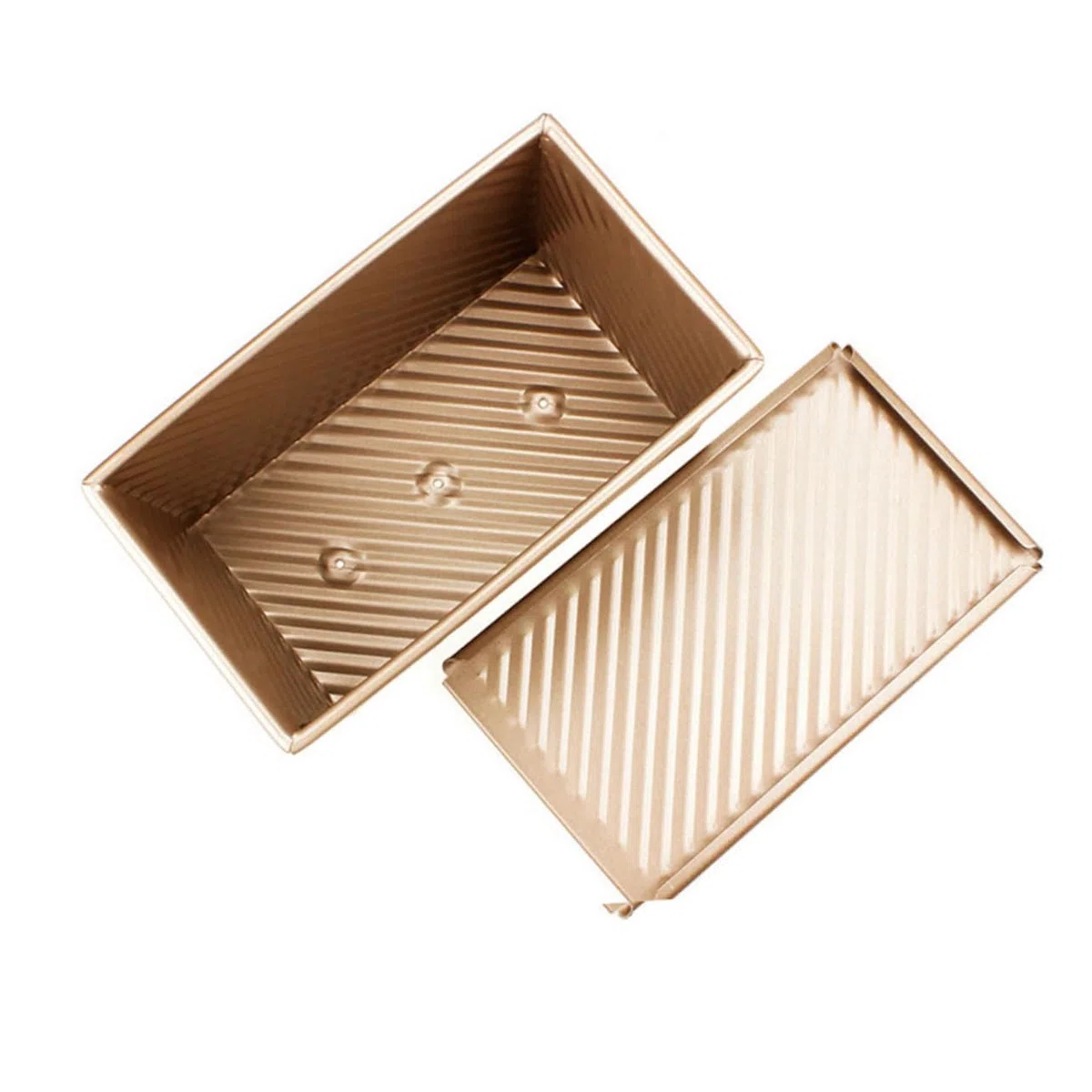 LIFKOME 1 Pc Caja para hornear tostadas molde para pan antiadherente lata de pan de plátano sarten parrilla onda utensilios para hornear caja de tostadas bandeja de pan