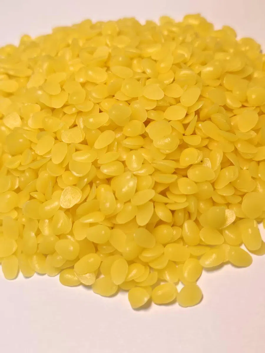 Cera de Abeja, Cera de Abeja para Hacer Velas, Pellets de Cera de Abeja Orgánica para Hacer Pintalabios Caseros(200G/1KG) (Amarilla 1000G/2.2LB)