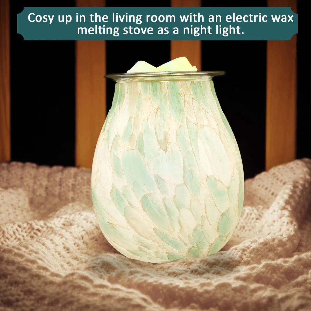 TNSLAND Quemador de cera Scentsy ahorro de energía eléctrica Tealight lámpara de aceite aromático para casa, oficina, dormitorio, regalos