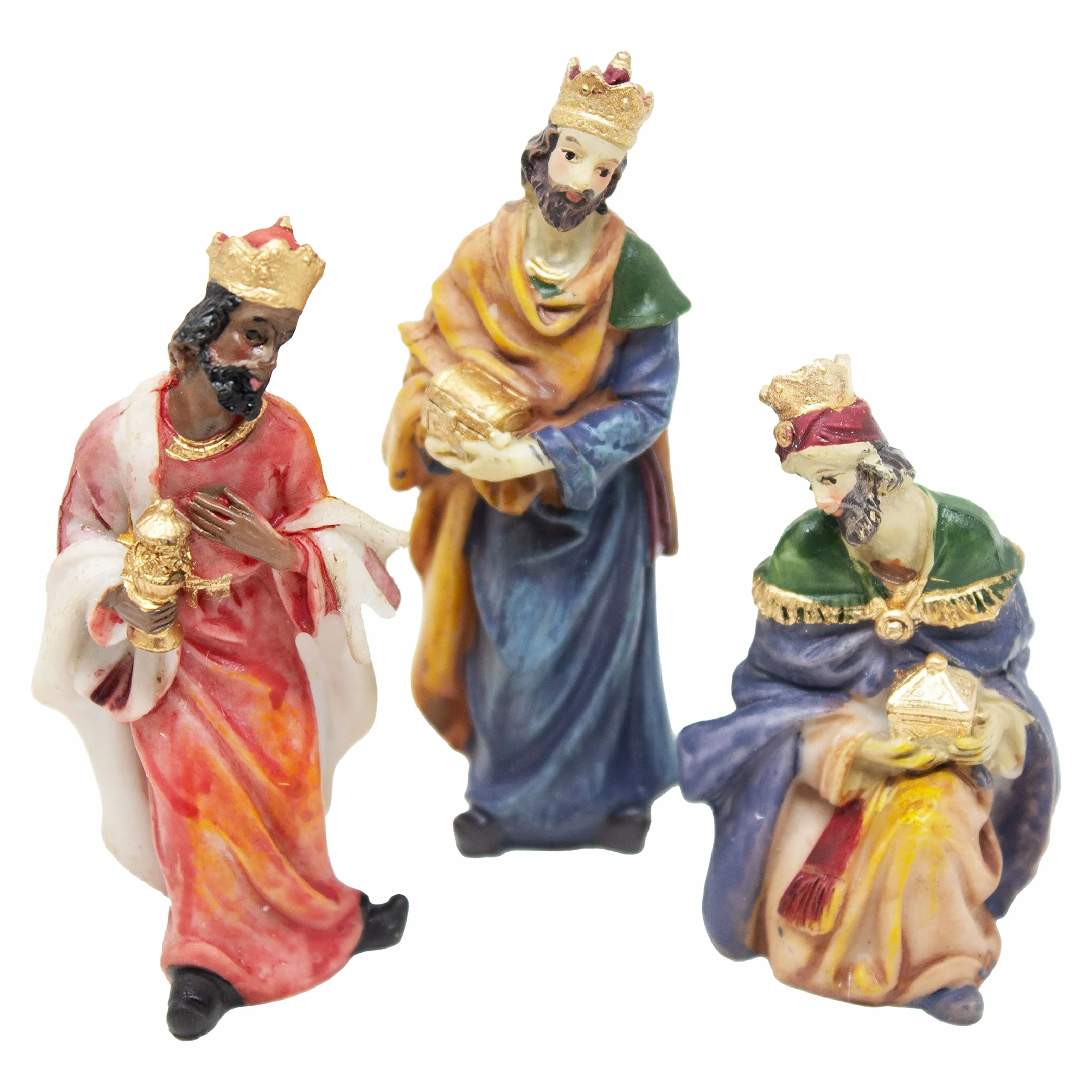 ToCi Belén navideño con 11 Figuras (de hasta 10 cm) de diseño clásico para decoración navideña de belén