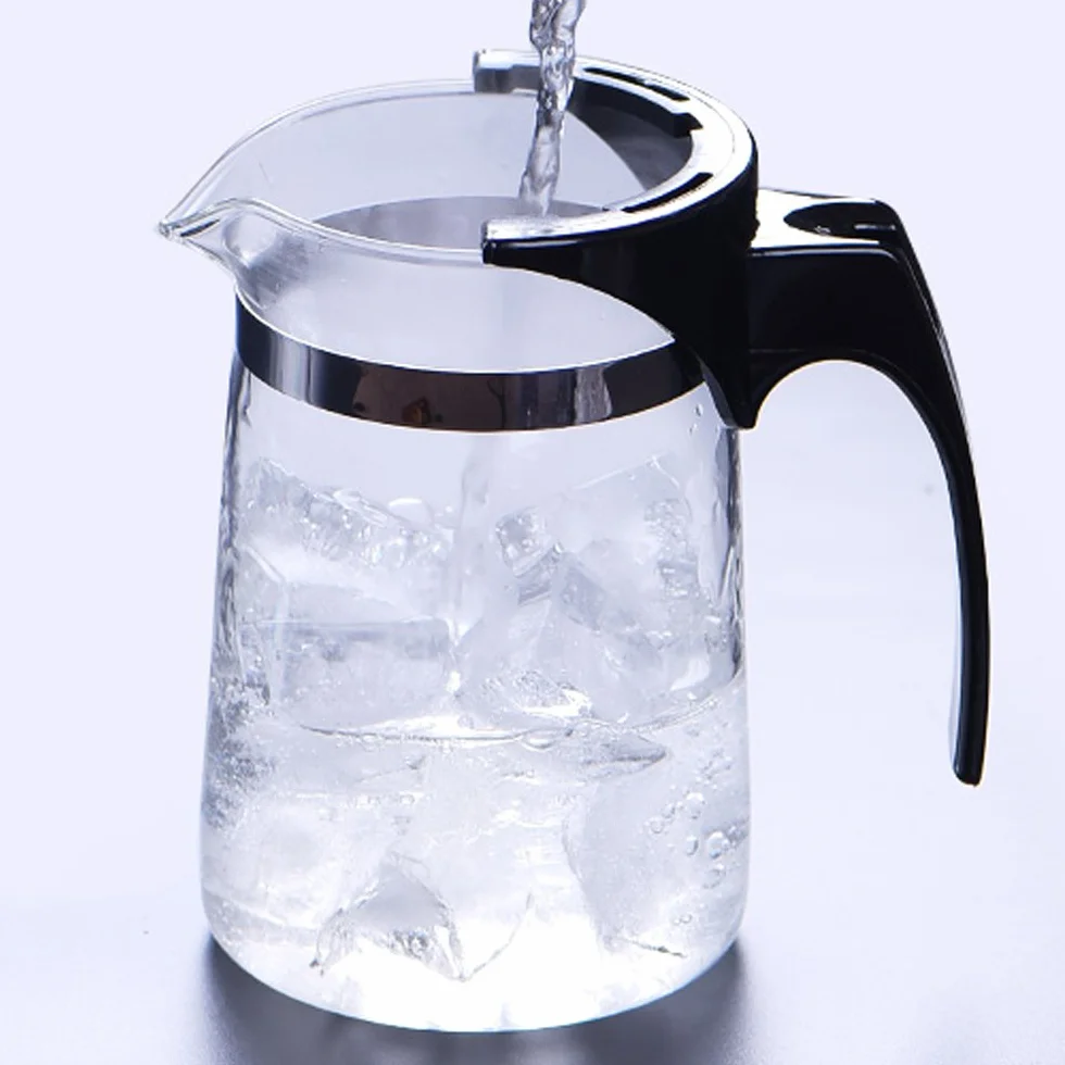 Tetera de Vidrio con Colador de Té 650ML Fácil de Filtrar