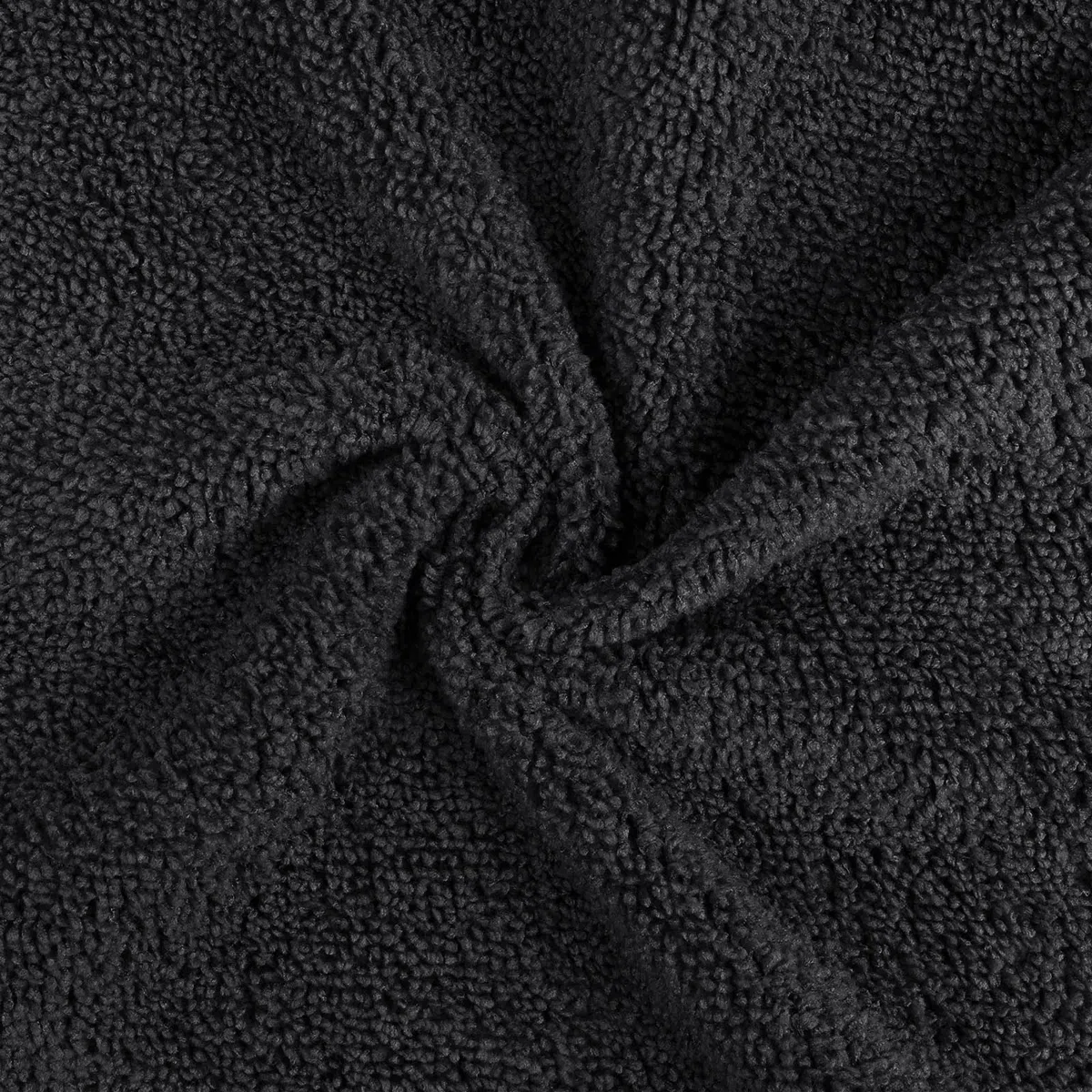 Orighty Juego de Toallas de Microfibra, Altamente absorbentes y súper Suaves, paños Multiusos para baño, Hotel, SPA y Gimnasio, 12.0 x 12.0 in, Color Negro