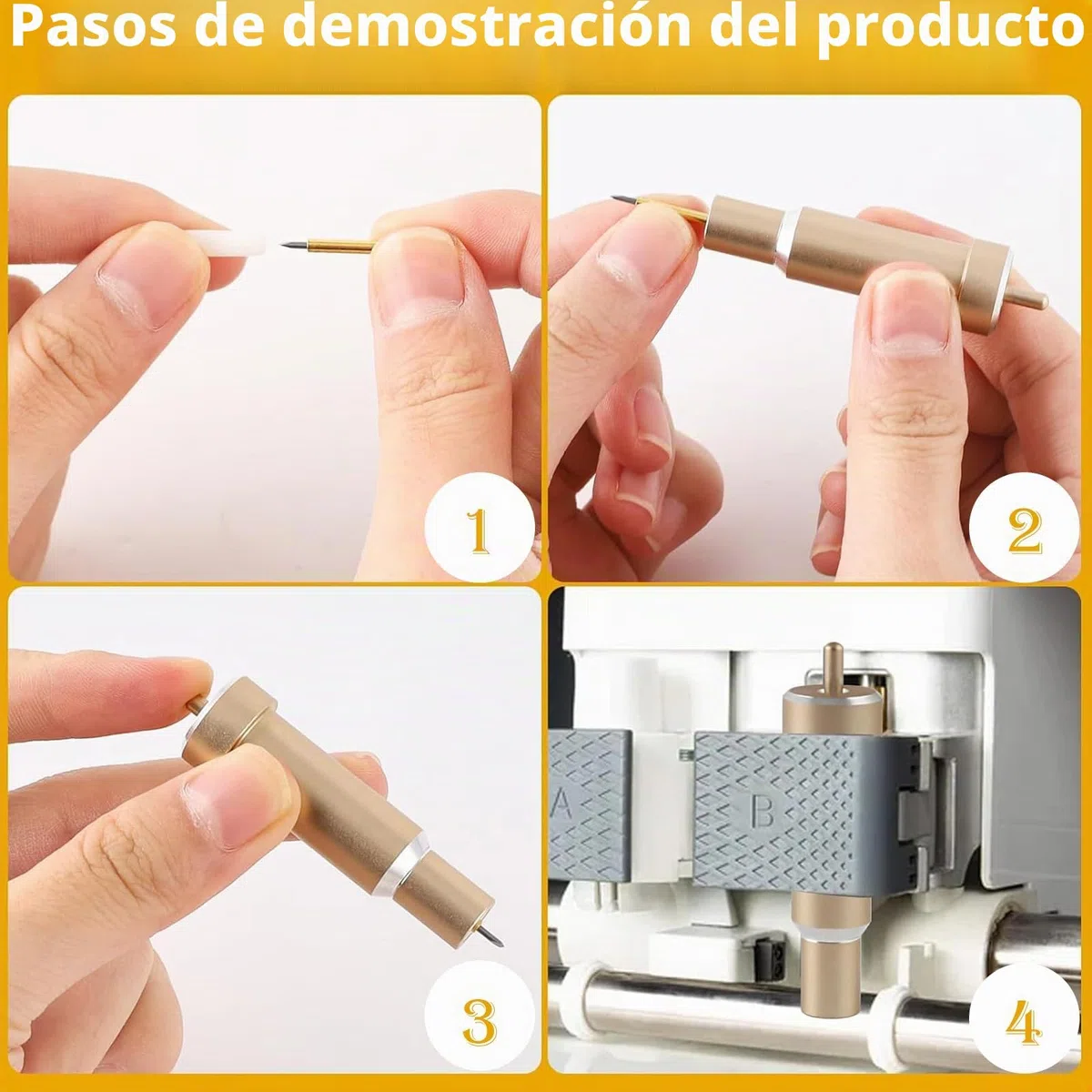 6Pcs Explore Cuchilla de Corte Profundo con Carcasa, 30/45/60 Grados de Afilado de Punta Profunda Cuchilla de Corte, Compatible con Cricut Make, Maker 3, Air 3, Air 2, Air, One, Explore 3