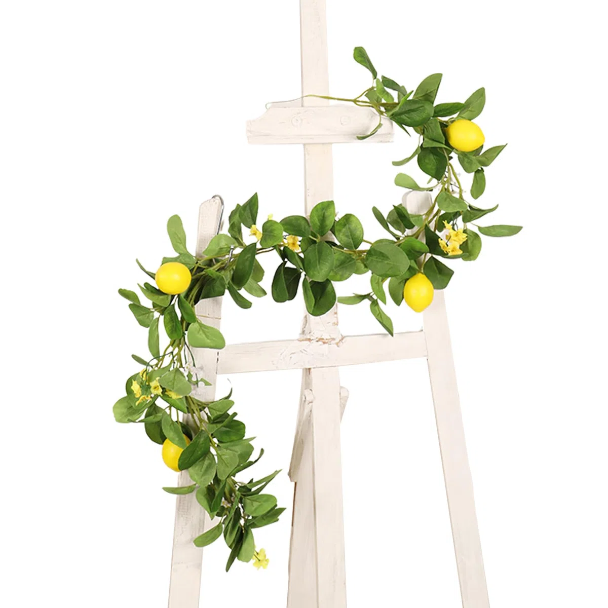 Guirnalda Decorativa de Limones Artificiales - Adorno de Pared con Frutas Amarillas y follaje Verde | Guirnalda de Frutas sintéticas Decoración Interior y Accesorio Decorativo para Cocina