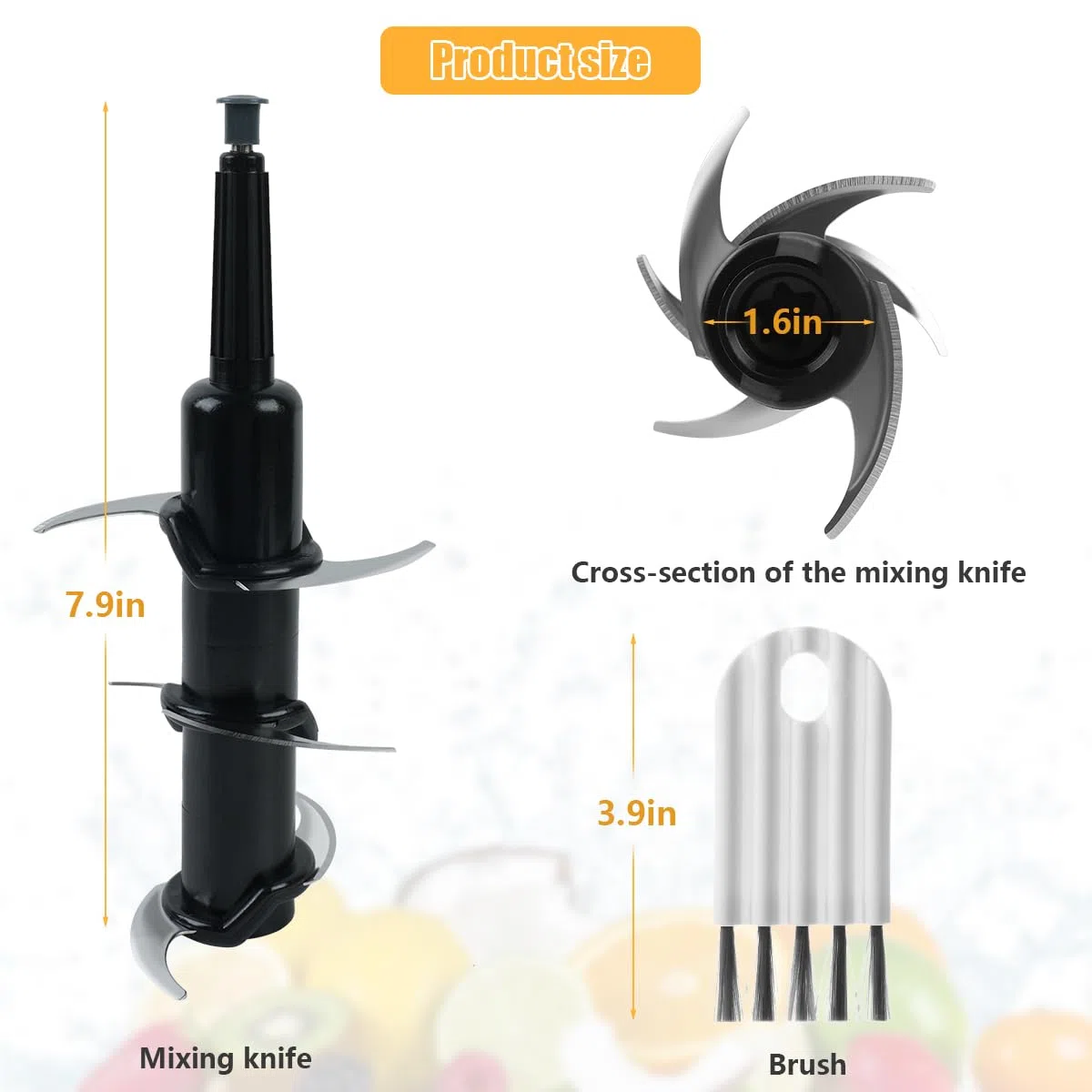 Compatible con piezas de repuesto Ninja de 6 hojas, accesorios compatibles