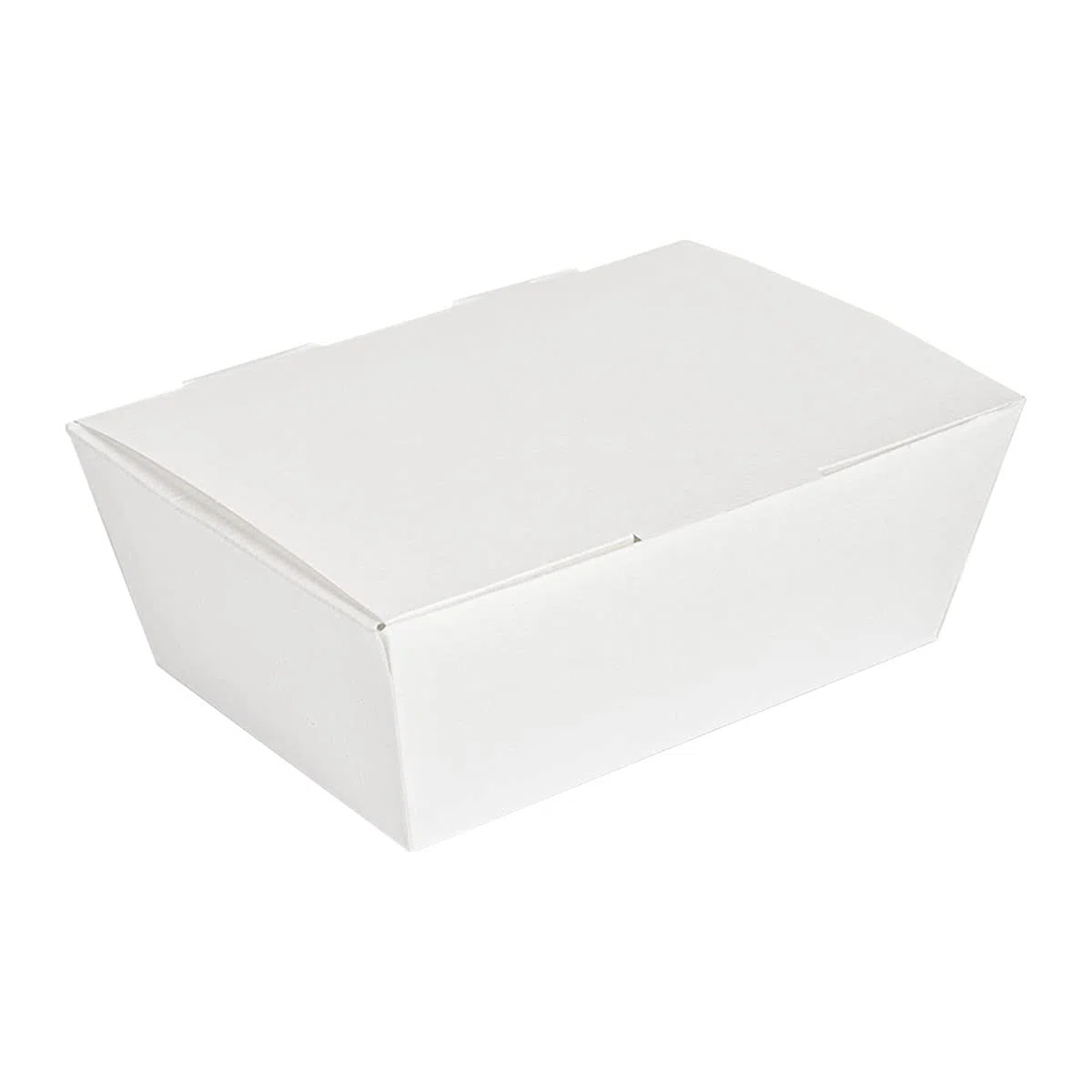 García de Pou 60 unidades - Cajas''Lunch Box'' Tapa 'Thepack' 230 G M2 14X9,7X5 Cm Blanco Cartón Ondulado Nano-Micro