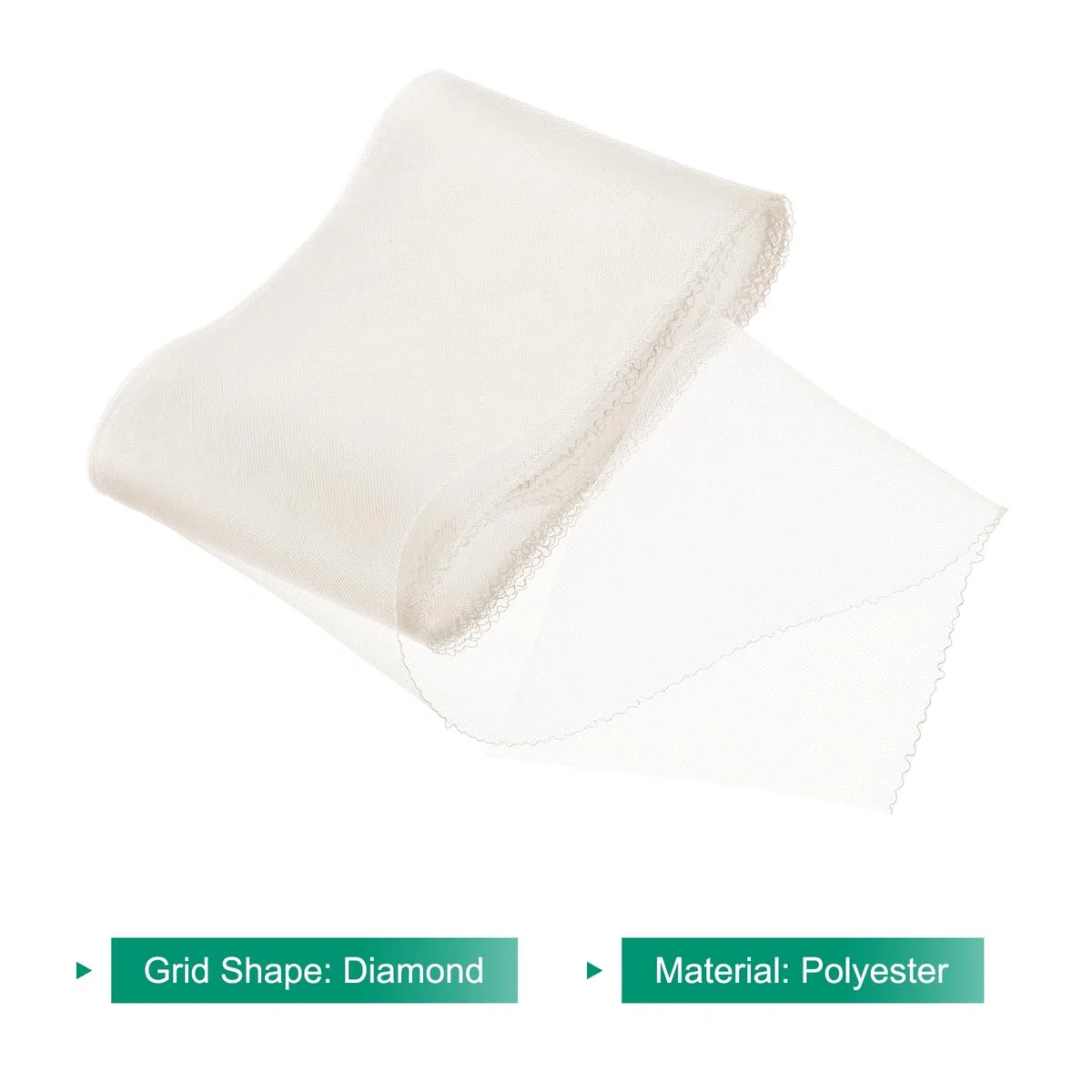 QUARKZMAN 10 Yardas De Trenza Rígida De Crin De Caballo De 6 Pulgadas De Ancho Para Costura De Ballenas De Poliéster Accesorios Para Vestidos De Novia Vestidos Formales, Beige Claro