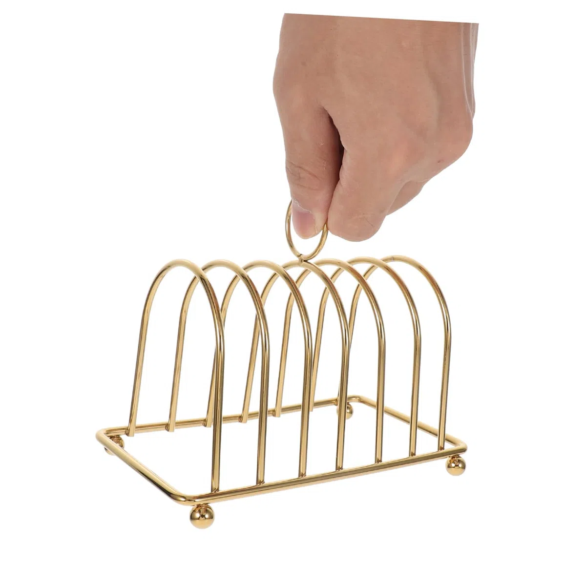 Soporte para Tostadas de Acero Inoxidable Diseño Único, Estante Multifuncional para Pan Resistente y Ahorro de Espacio Adecuado para Cocina Moderna