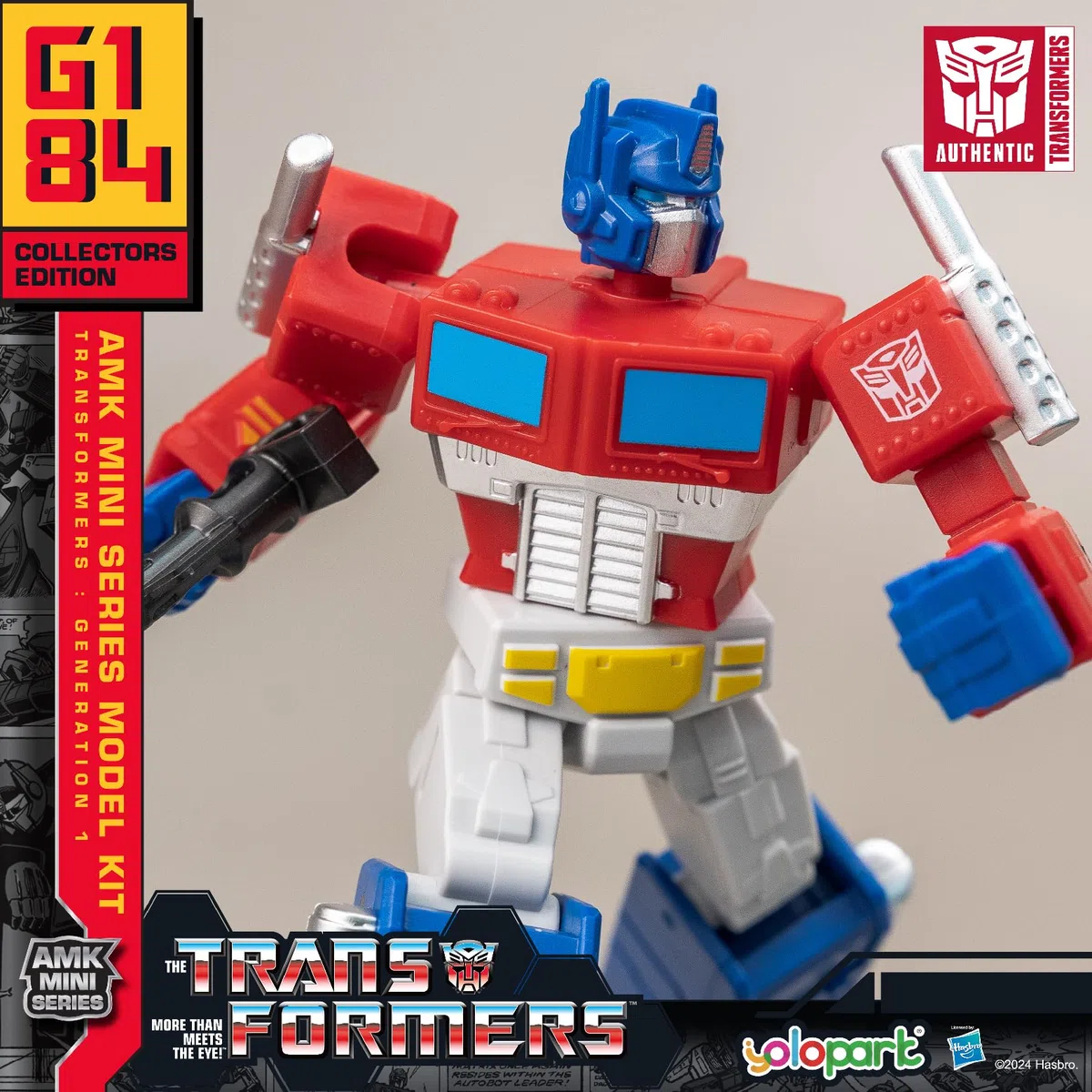 YOLOPARK amkmini Series Optimus Prime Model Kits Transformer Toys