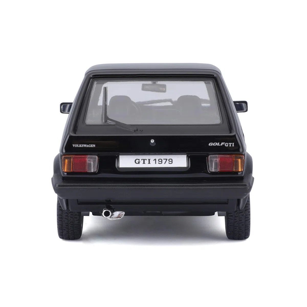 Volkswagen Golf Mk1 GTI (1979) en color negro y escala 1:24 (18-21089BK)