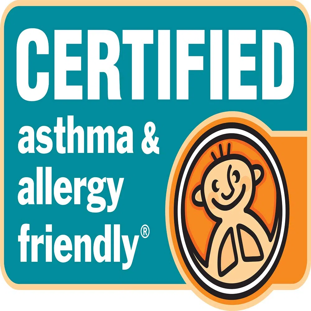 National Allergy Protector de Almohada 100% algodón con Cremallera, tamaño estándar, Color Blanco, Paquete de 2, 300 Hilos, Funda de Almohada hipoalergénica con Cremallera, Funda Transpirable