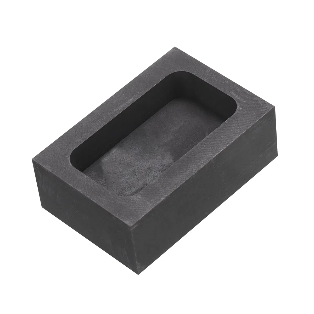 sourcing map Molde de Lingote de Grafito para Fundición de Metales de Oro, Plata y Cobre, 1.57"x0.79"x0.59" (200G de Oro/100G de Plata)
