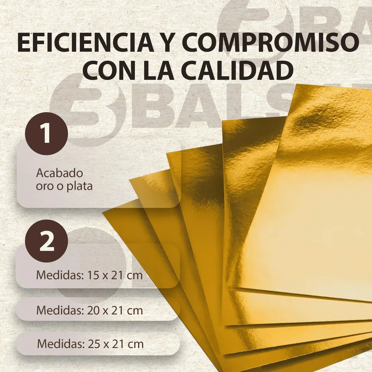 BALSAT | Paletina Plata Para Envasado al Vacío | 100 unidades | 25x21 cm | Cartón Resistente ideal para Embutidos, Salmón y alimentos | Ensobrado Higiénico y Profesional | Paquete 100 ud