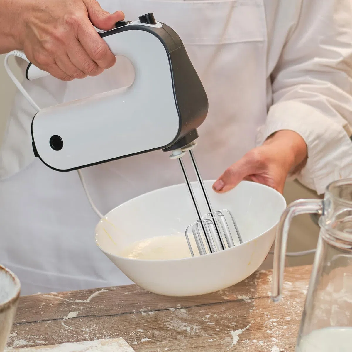 Accesorios Batidores para Batidora De Mano De Acero Inoxidable 304 Varillas Repuesto Compatibles con Taladros Eléctricos 4 Hojas para Batir Huevos Y Masa En Cocina Y Repostería