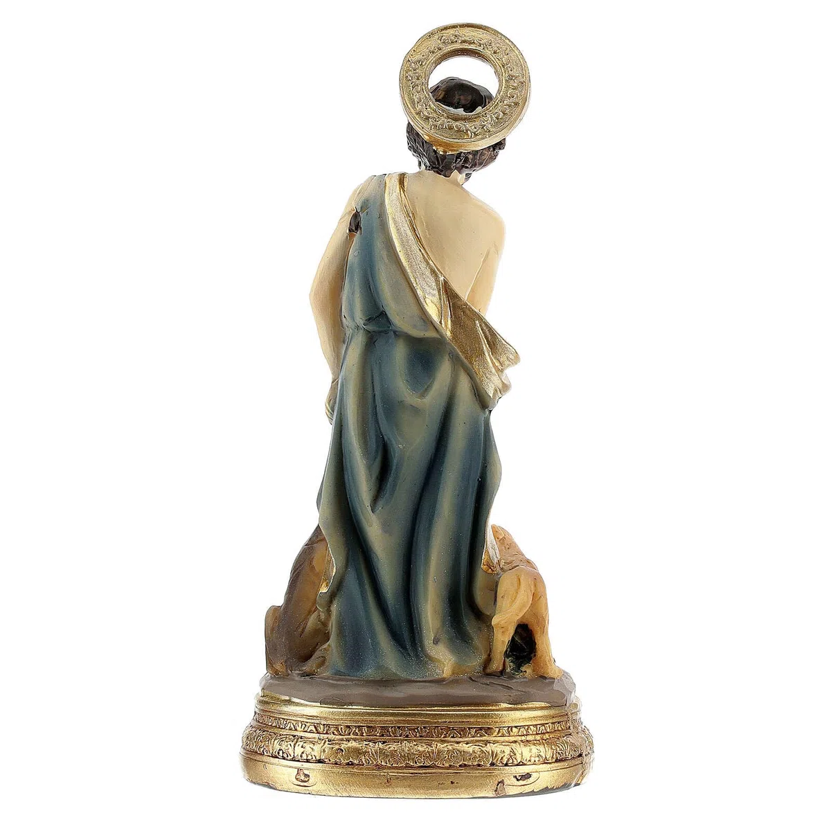 Holyart Imágenes de Resina y PVC: San Lázaro 12 cm Estatua de Resina Pintada