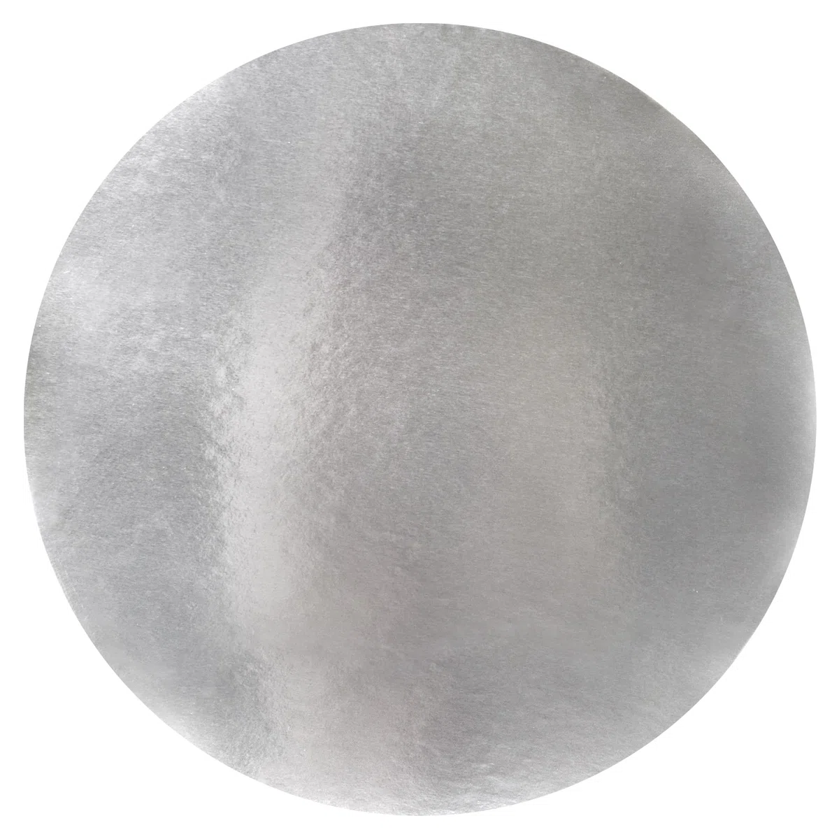 PME Set de 10 Cake Boards redondos para Tartas con bordes envueltos, Plata (12" / 30cm)