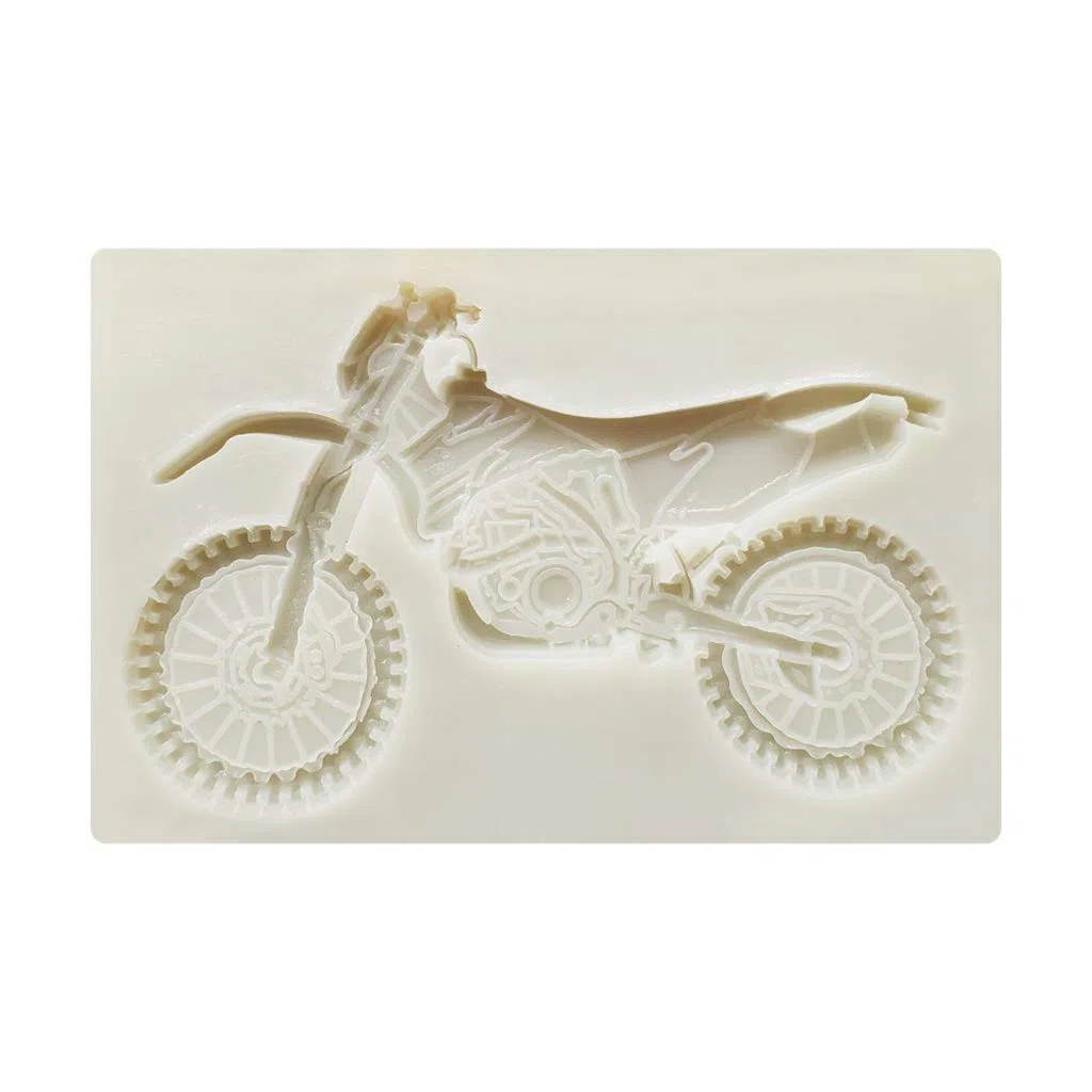 3D Motocicleta Moldes de Silicona Sugarcraft Cake Decorating Fondant Mold DIY Baking