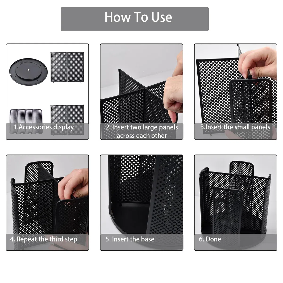 Organizador de tazas y tapas giratorias con 4 compartimentos, soporte de almacenamiento para encimera, dispensador de tazas de café, dispensador de tazas de café para encimera, baño, cocina