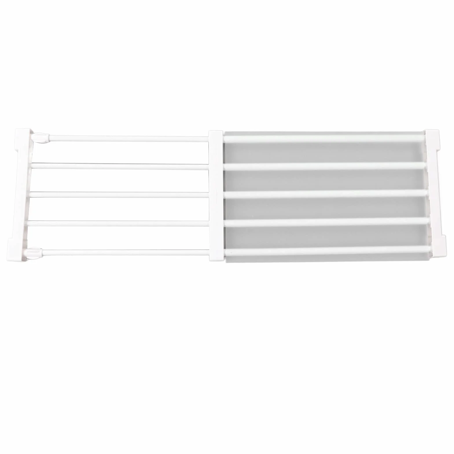Estante de Tensión para Armario, Divisor de Gabinete Expandible, Longitud Ajustable 50-80 cm, Soporte de Carga 0-20 kg