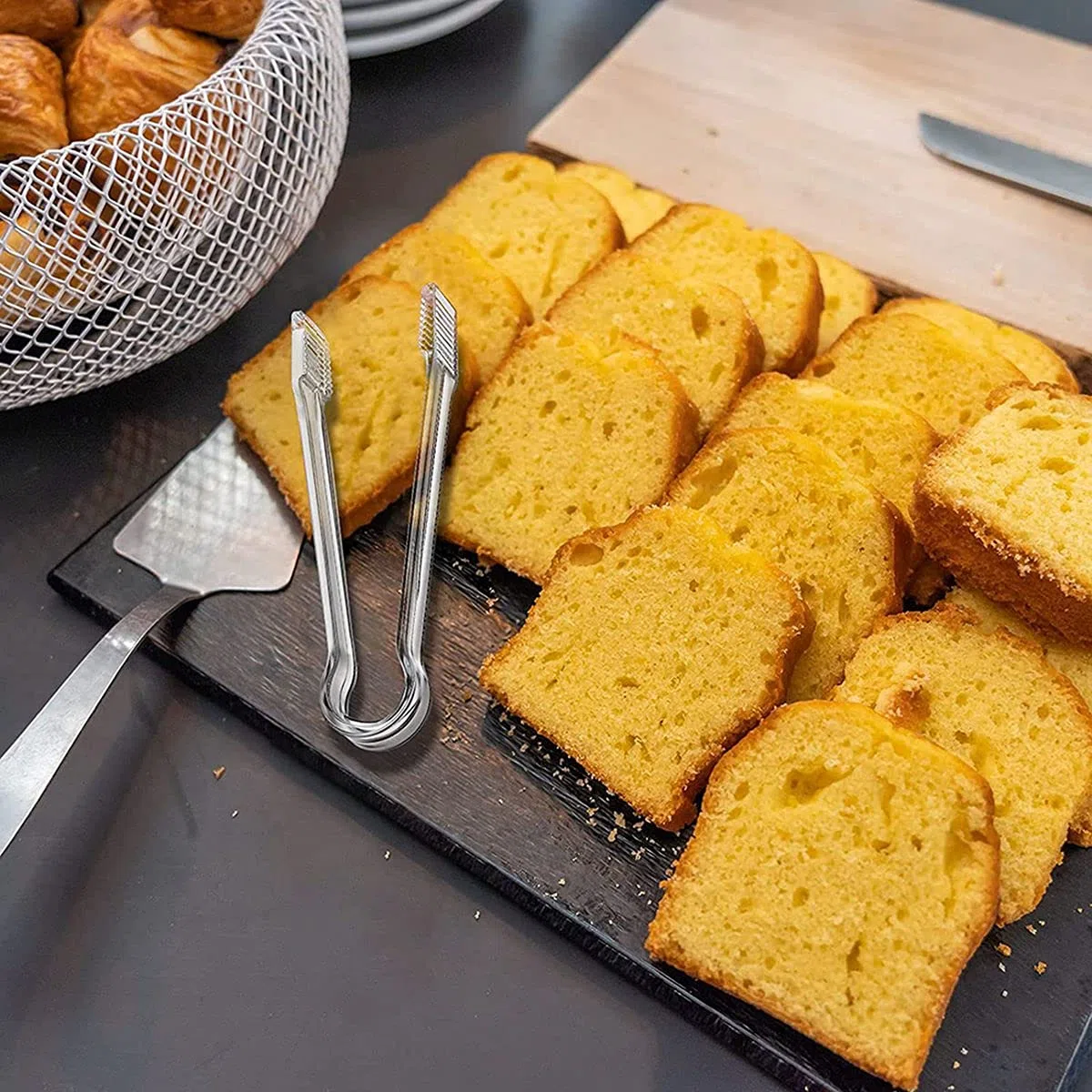 8 Piezas PláStico Pinzas para Servir Buffet Mini Pinzas para Utensilios para Servir Pinzas para Aperitivos Pinzas Transparentes para Cocina 6,3 Pulgadas Hielo PequeñO