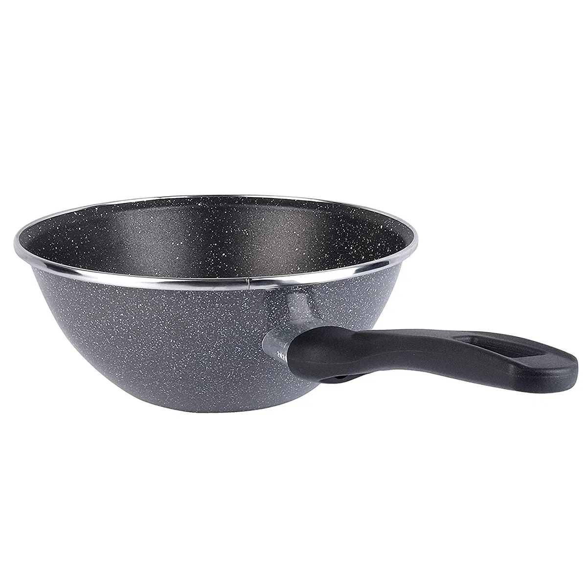MAGEFESA 02108247 Sartén Wok Gransasso, Gris, 28 cm