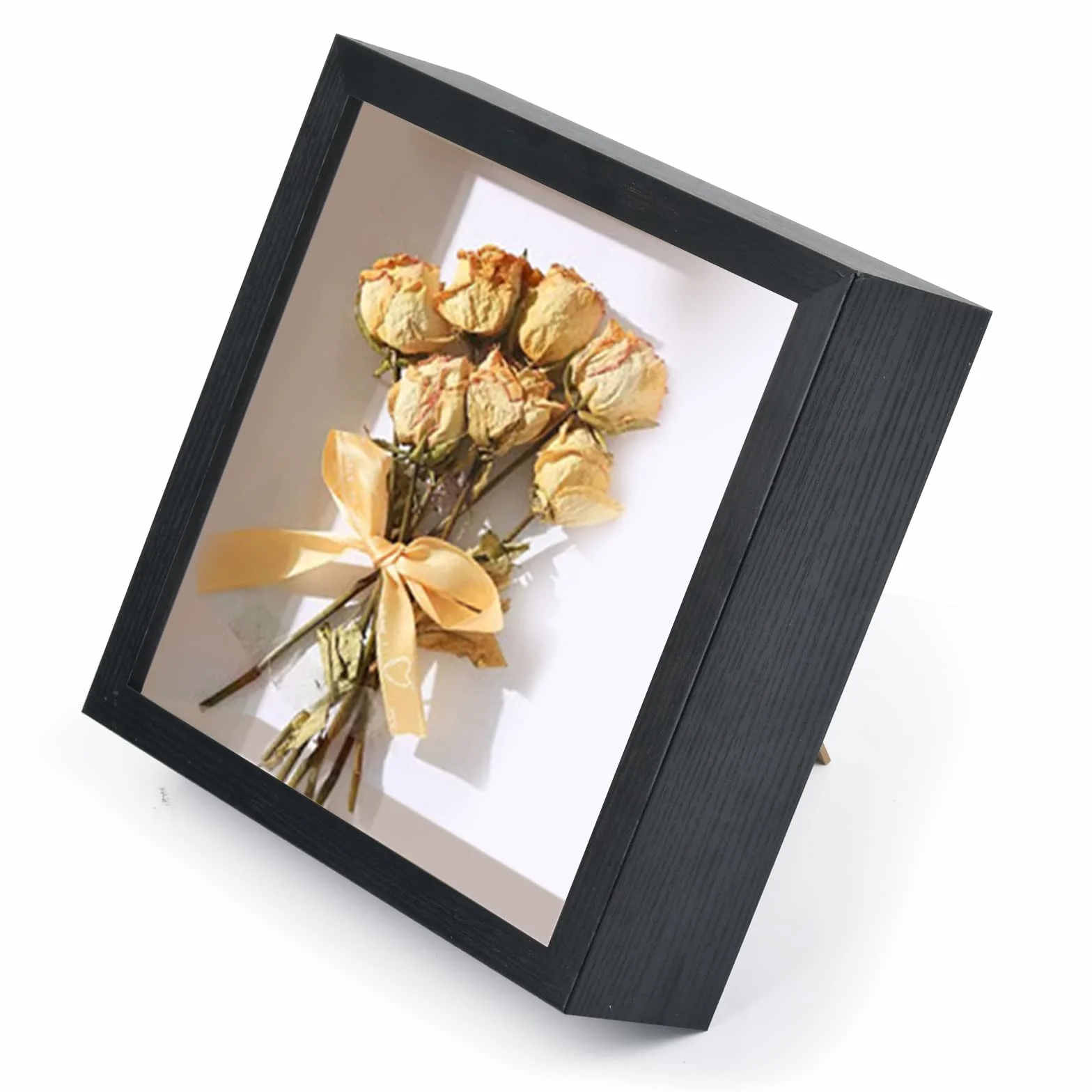 22*22cm Marcos con Profundidad, Marco Profundo para Rellenar 3D Marco De Fotos, Marcos para Cuadros 3D, Marco De Fotos De Caja 3D, Marco 3D con Profundidad para Flor Recuerdo