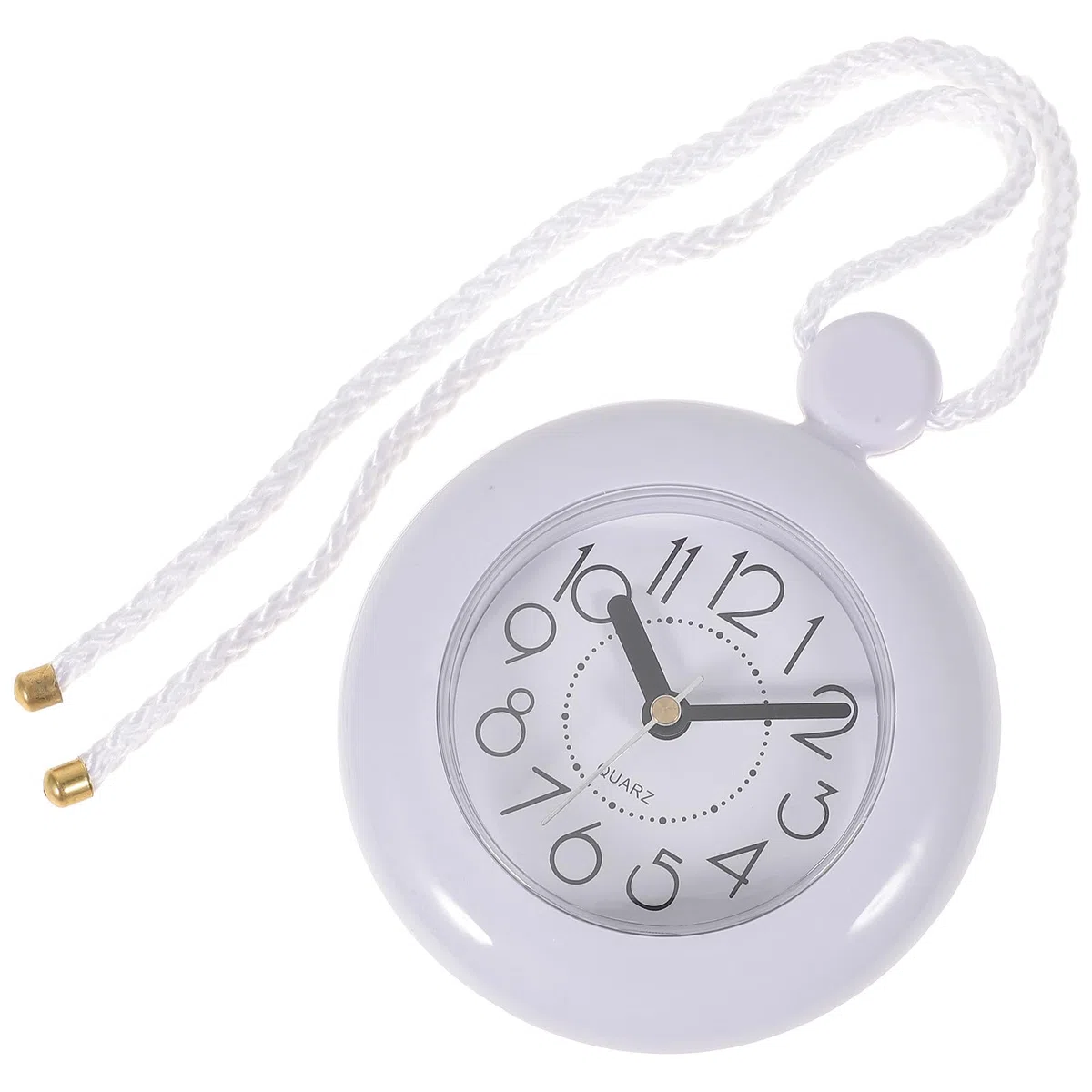 Garneck Reloj De Pared para Baño Impermeable con Diseño Colgante Ligero Ideal para Decoración En Ducha Sauna Y Piscina Funciona con Pilas