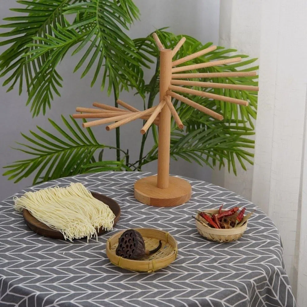 Rejilla Para Secar Pasta, Rejilla Para Secar Pasta De Madera, Secadora Plegable Para Fideos Espaguetis, Rejilla Para Colgar Pasta Con Varillas De Suspensión, Percha Para Fideos Frescos Caseros Para