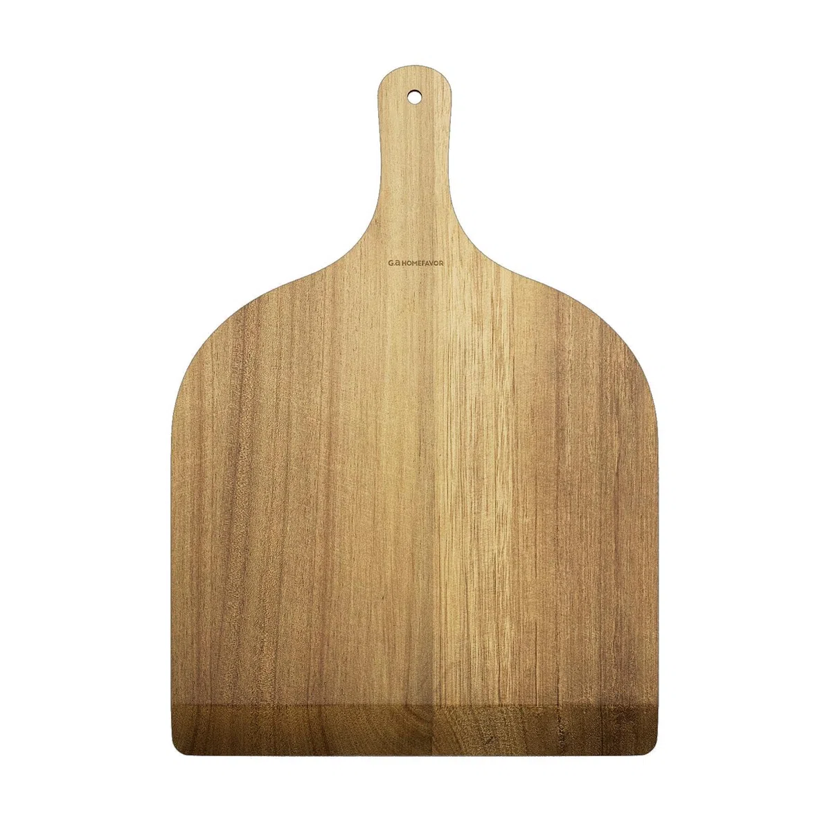 G.a HOMEFAVOR Pizza Slider Wood 12" Pala de Madera de Acacia Tabla de Cortar Accesorios Profesionales para Horno de Pizza en Casa