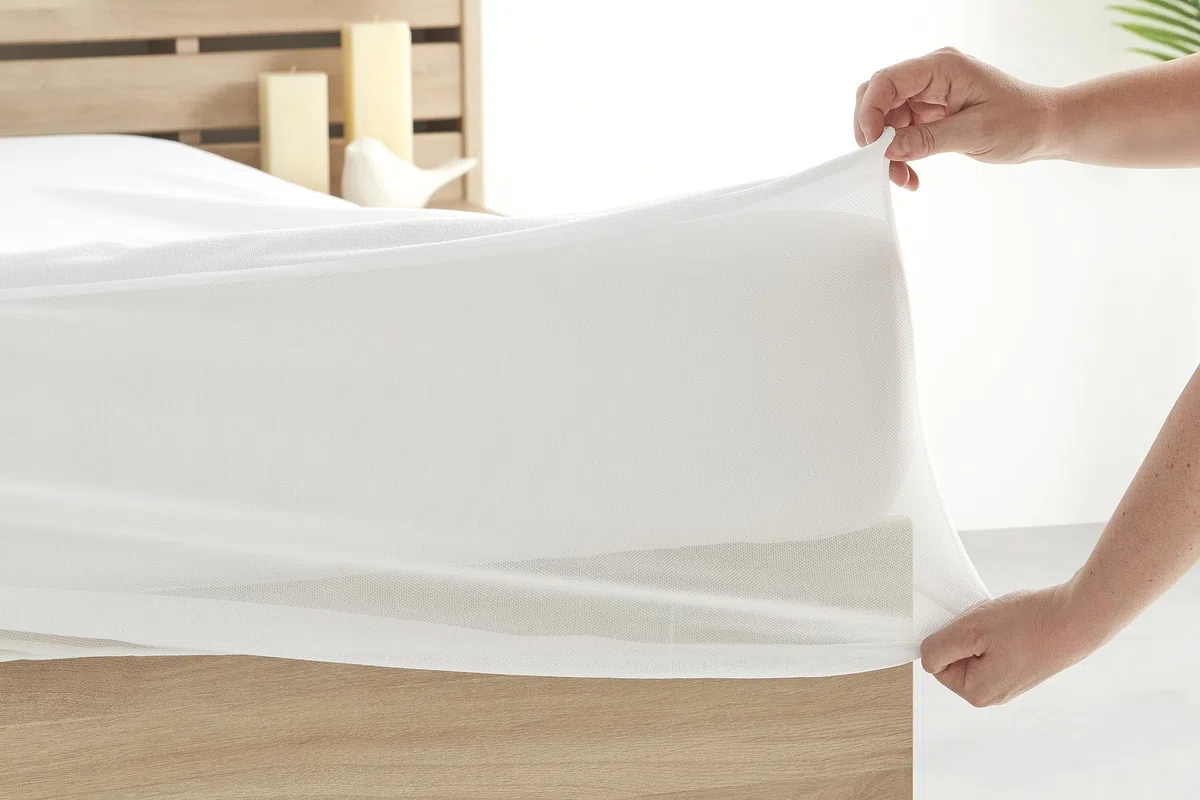 Degrees Home - Ecopur - Protector Colchon Impermeable - Protector Colchon 135 - Cama 135x190/200 - Transpirable - Sin cremallera - Rizo 100% Algodón