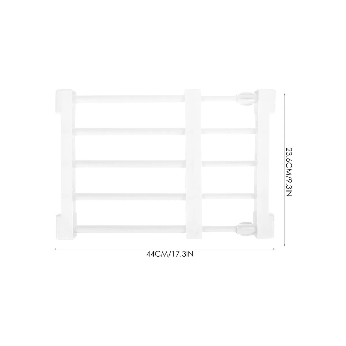 CANIGHT Estante Extensible para Armario Separadores Ajustables, Organizador de Ropa y Almacenamiento Multifuncional para Cocina y Baño, 30-40 Cm de Largo y 24 Cm de Ancho