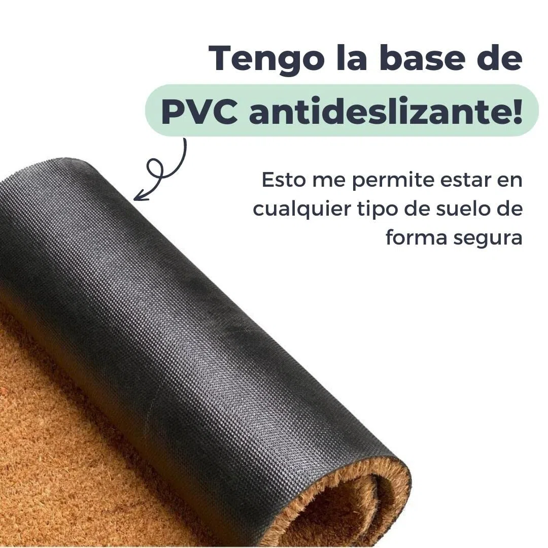 Felpudo Personalizado para la Entrada a Casa | Personaliza tu Felpudo con tu Familia y Mascotas | 70 x 40 cm | Felpudos Originales y Divertidos en 100% Fibra de Coco | Pareja + Perro