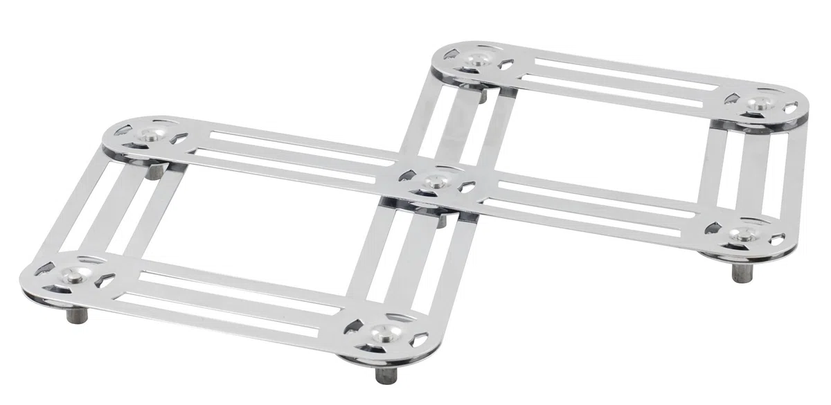 Metaltex SALVAMANTEL Acero INOX. Extensible, Inoxidable, Estándar