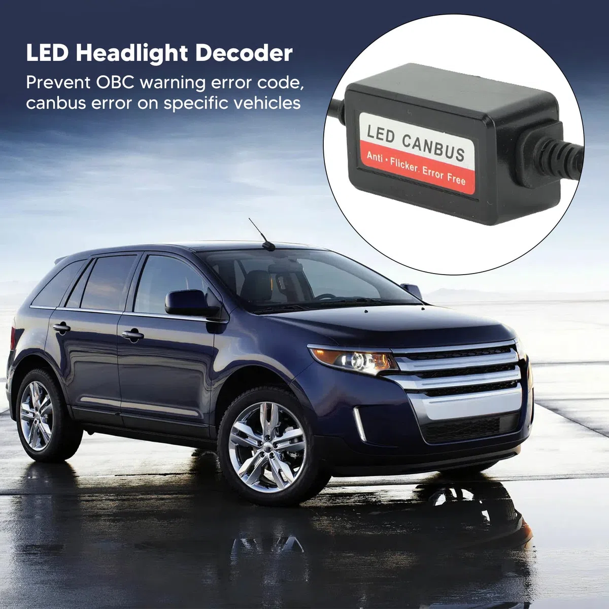 Aramox 2 Uds H8 H9 H11 LED CanBus Decodificador 12V Error Libre Anti Parpadeo Decodificador CanBus Error Eliminador para LED Faro Antiniebla
