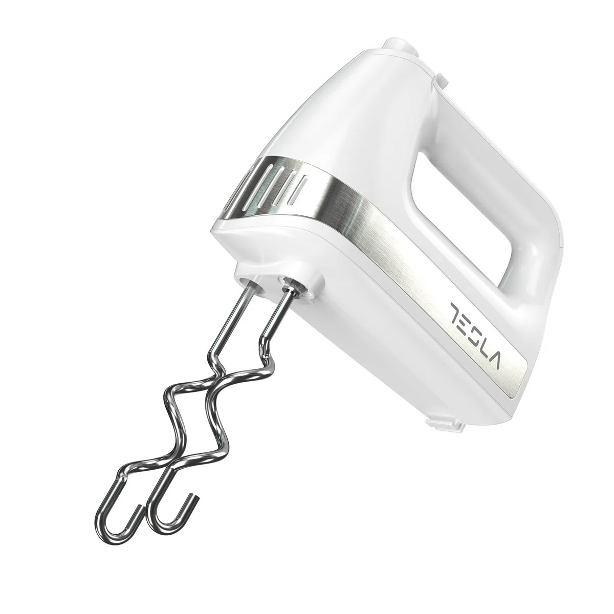 Tesla Batidora de Mano MX500WX, 500W, 5 Velocidades, Función Turbo, 2 Varillas + 2 Ganchos, Blanco