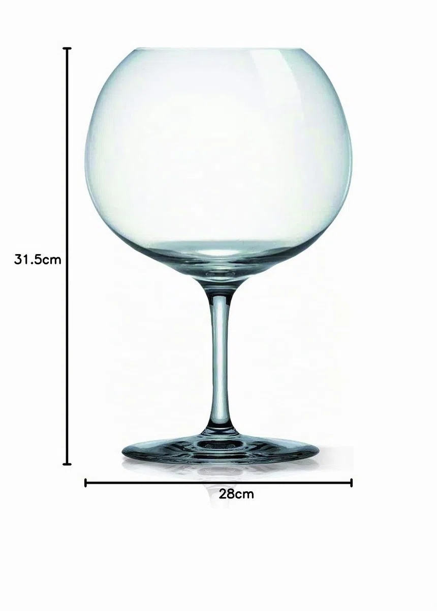Vin Bouquet FIK 023 Set Dos Copas de Gin Tonic, Cristal de Bohemia, 26.2 x 13.2 x 21.2 cm, 2 Pack