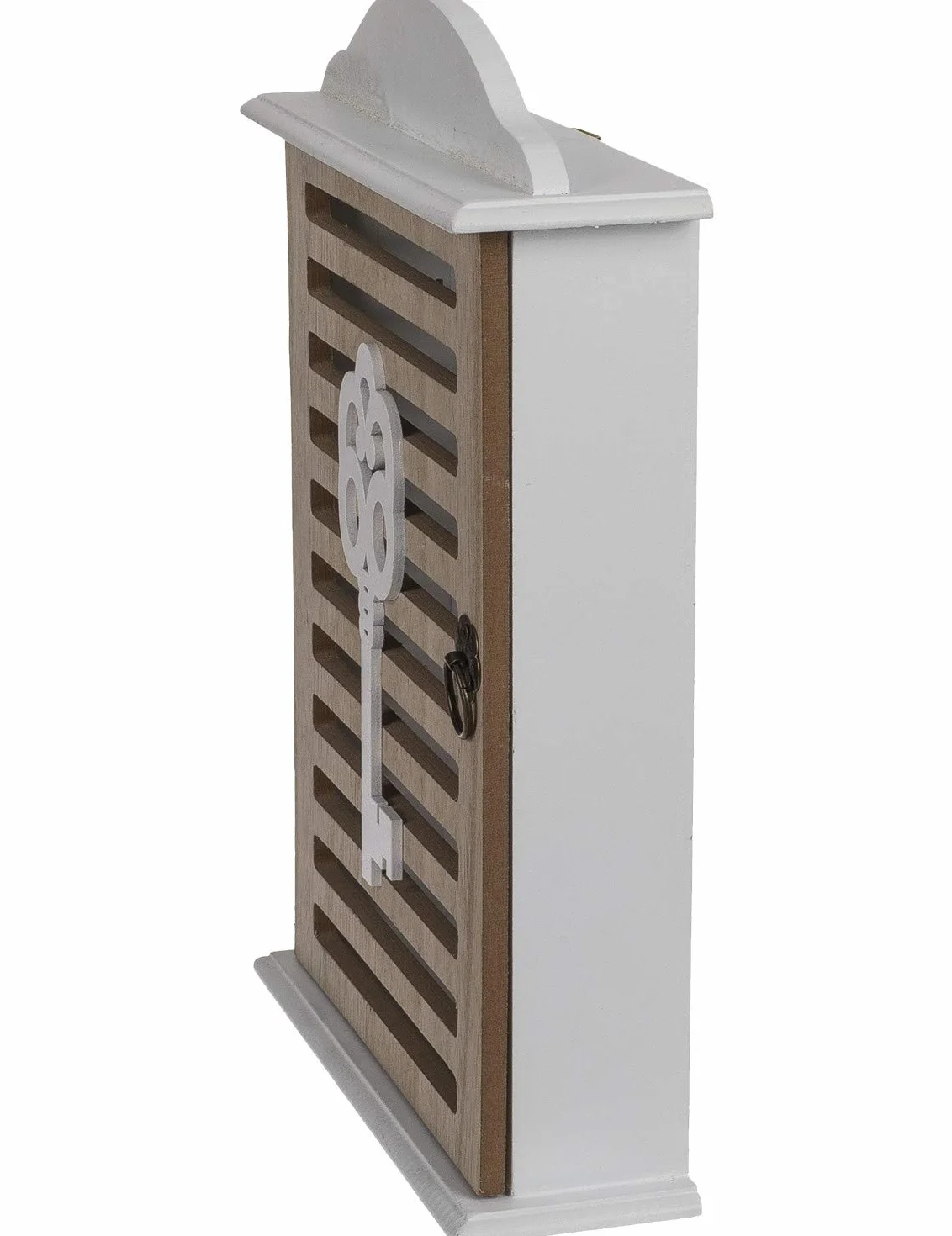 OOTB - Caja Blanca de Madera para Llaves, color Blanco, aprox. 19 x 6 x 28.5 cm