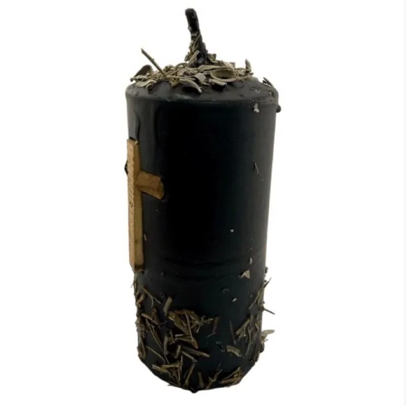 Valmoni Velón Protección Hechizos, Brujas y Demonios Herbóreo Consagrado con Amuleto Natural Mal de Ojo Vela Ritual Envidia Energías Negativas