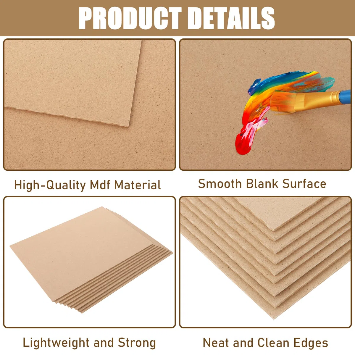 15 placas de madera