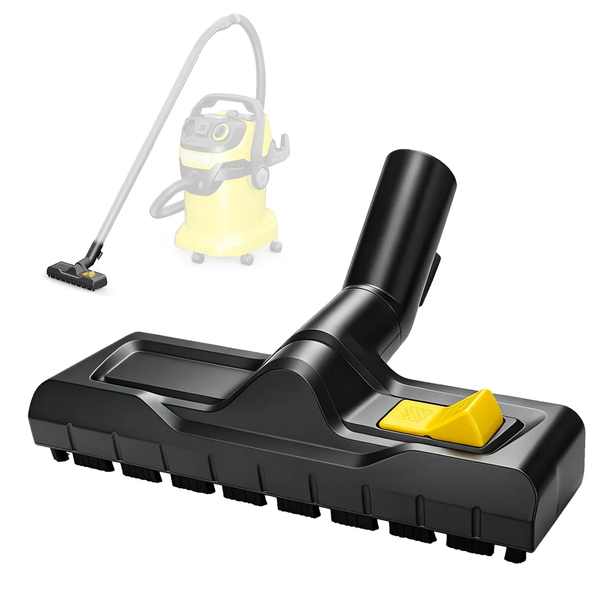 Boquilla de suelo para Kärcher WD3, WD4, WD5, WD6, 35 mm, boquilla de aspiración en seco, repuesto para Karcher, piezas de repuesto para aspiradora, accesorios de aspiradora, accesorios para limpiador