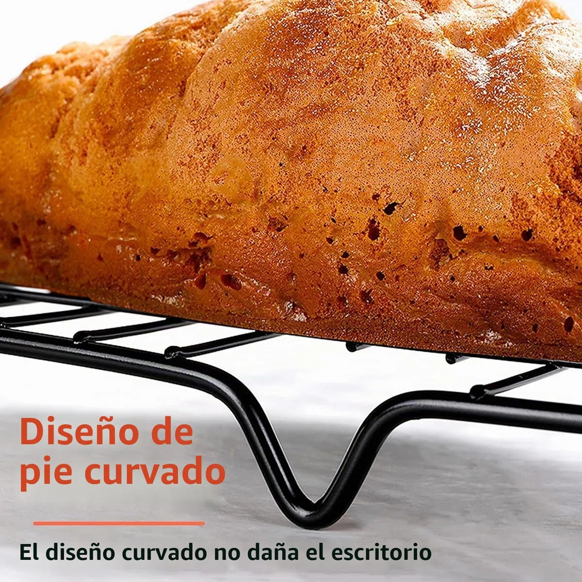 2 piezas rejillas de enfriamiento para tartas, rejillas de enfriamiento para enfriado uniforme y rápido de galletas y tartas (27,5 x 25,3 cm)