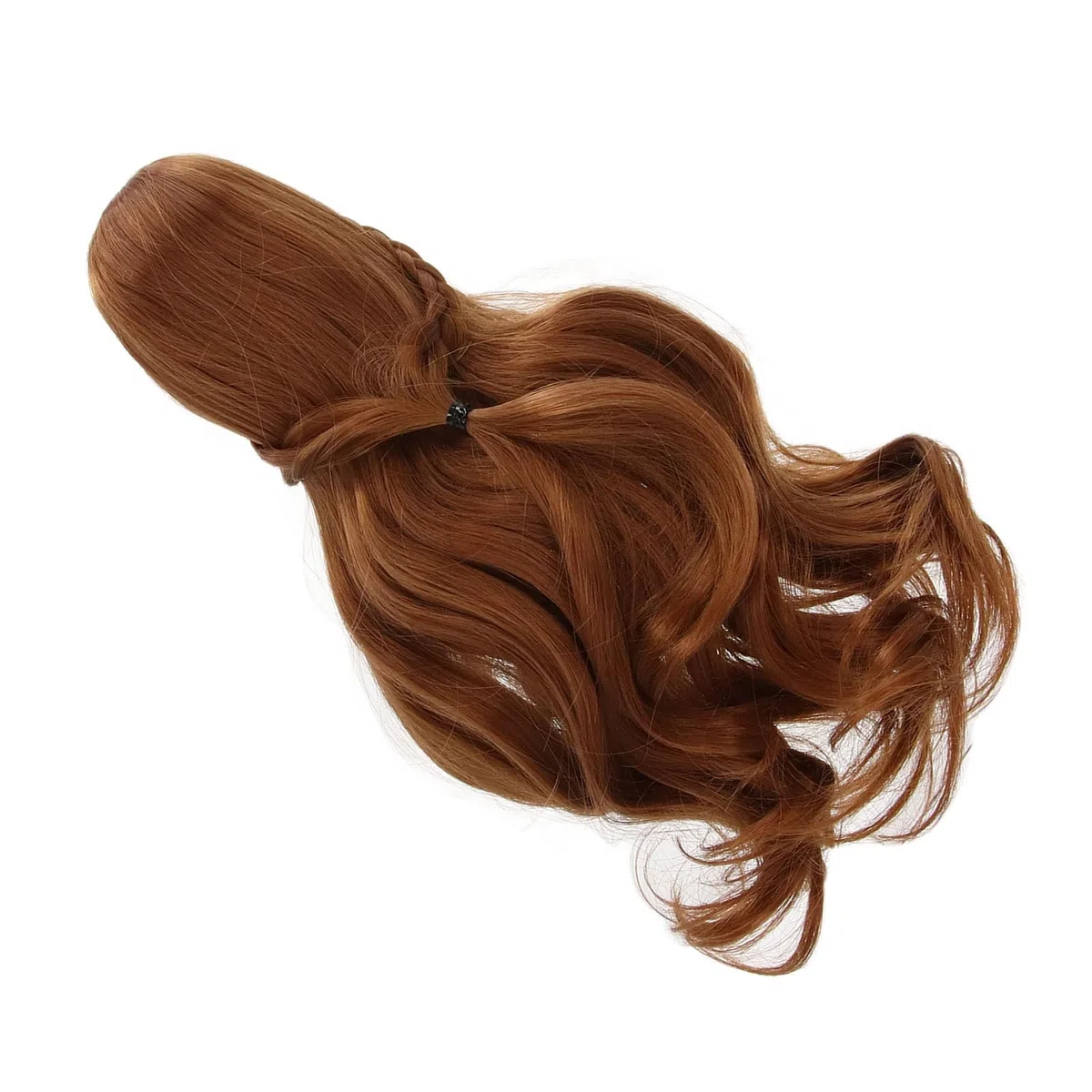 CHICIRIS Muñeca Morena Peluca de Cabello Muñeca Dulce Fring Bricolaje Suave por 1/3 Bjd, Peluca de Cabello de Filamento de Alta Temperatura para el Estilo de (marrón claro)