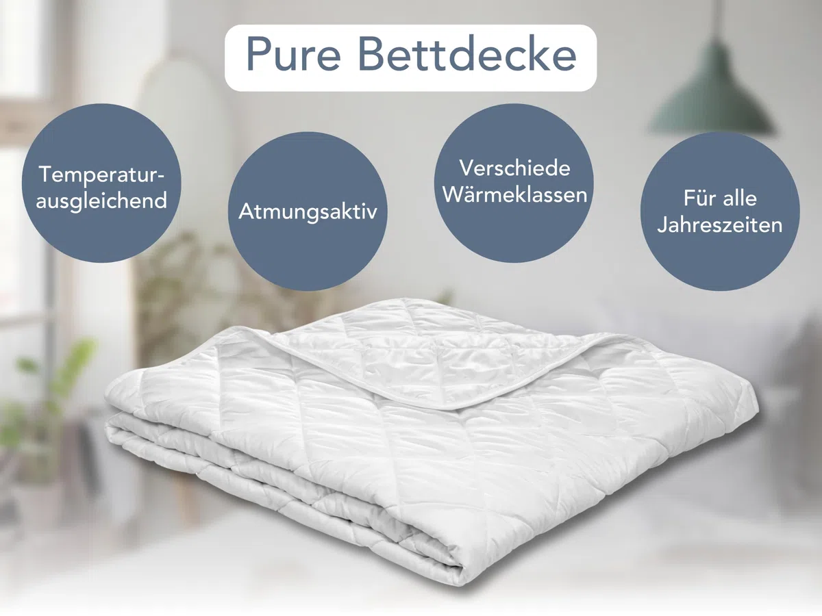 XDREAM Pure manta de verano ultraligera 135x200 cm | manta muy fina y ultraligera | lavable a 60 grados | apta para alérgicos | 100% microfibra | Öko-TEX® | 135 x 200 cm